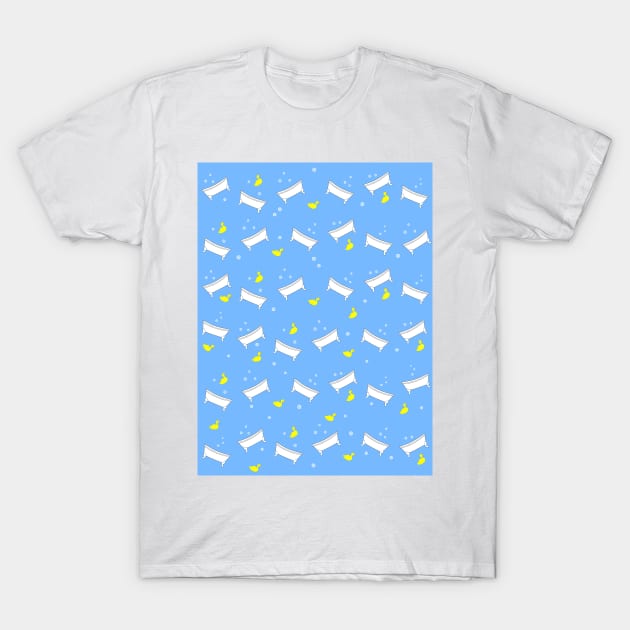 BATHTUB Rubber Ducky Duck Lover T-Shirt by SartorisArt1